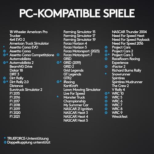👉 Gaming-Rennlenkrad mit Force-Feedback – Zweimotorig, 900° Lenkbereich, Lederlenkrad, verstellbare Edelstahl-Bodenpedale, kompatibel mit Konsole & PC, Schwarz