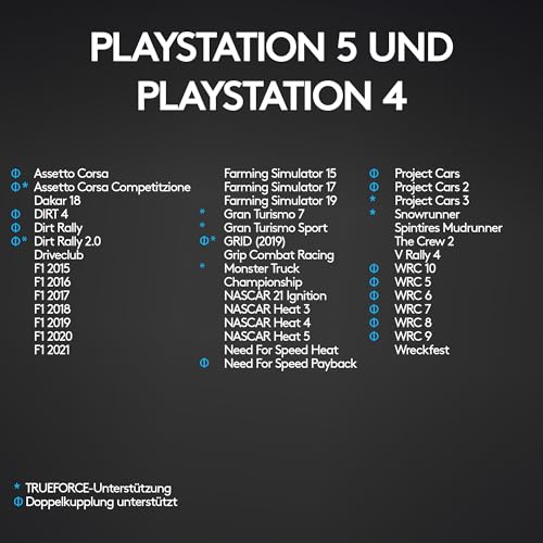 👉 Gaming-Rennlenkrad mit Force-Feedback – Zweimotorig, 900° Lenkbereich, Lederlenkrad, verstellbare Edelstahl-Bodenpedale, kompatibel mit Konsole & PC, Schwarz